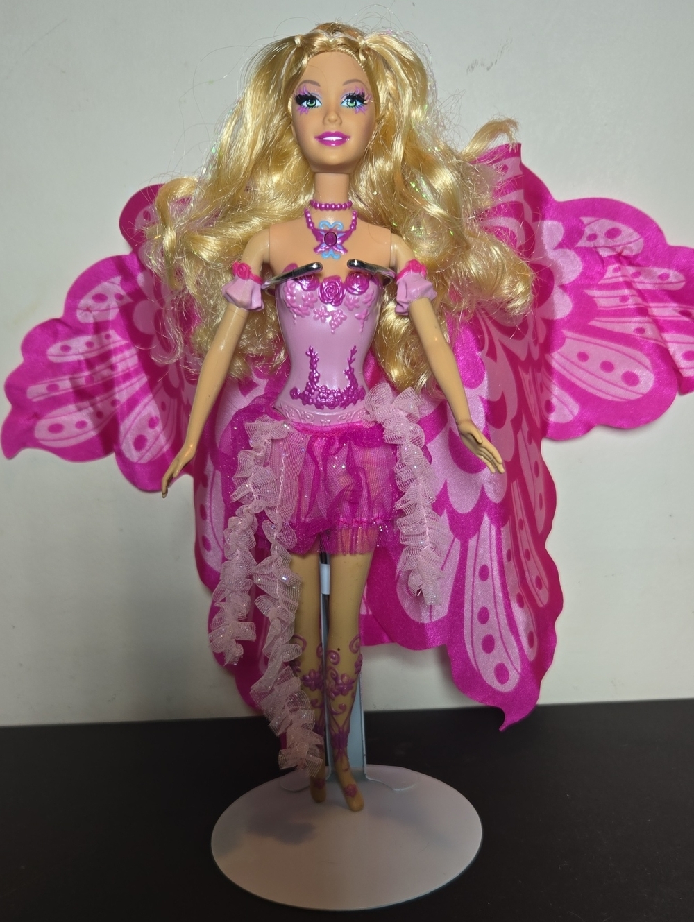 Mattel Pink Fairy Barbie  Doll with Butterfly Wings